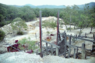 Remains of Silver Peak Mine