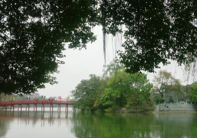 The Huc Bridge & Ngoc Son Temple