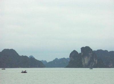 Small craft in Halong Bay