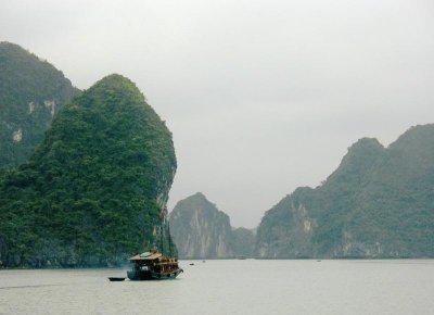 Tourist boat and smaller craft