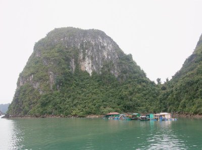 A floating village