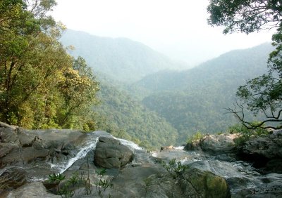 Distant view from the waterfall