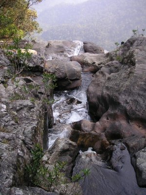 Stream just before the waterfall