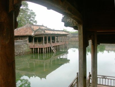 Xung Khiem Pavilion from the boat landing