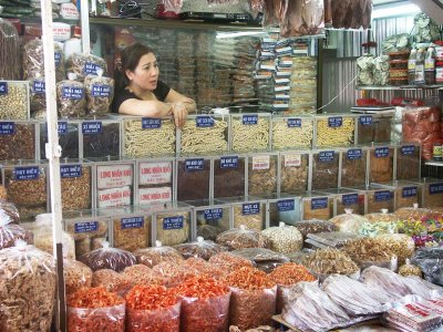 Food stall in the market