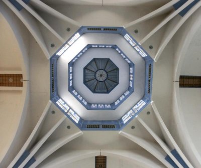 Looking up into the cupola