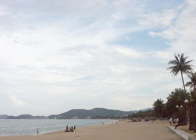 Nha Trang beach, looking south