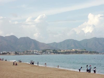Nha Trang beach, looking north