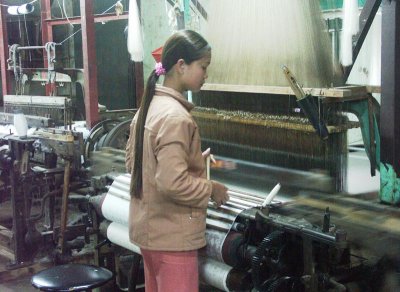 Loom for silk