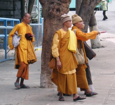 Monks at the zoo