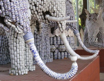 Elephant sculpture
