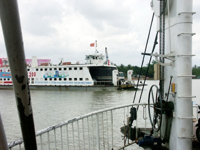 One ferry from another