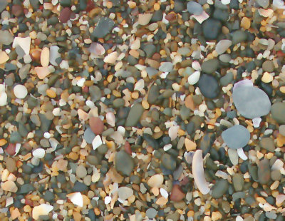 Small pebbles smart-blurred