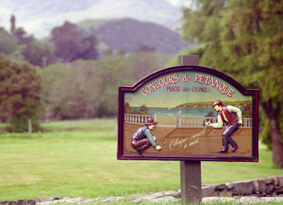 Petanque played here