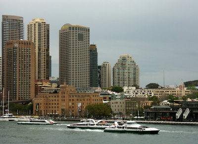 Ferries in Sydney Cove