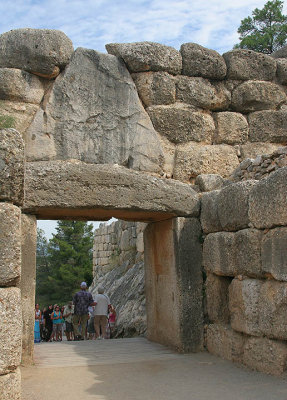 Mycenae - Lion Gate from the back side.jpg