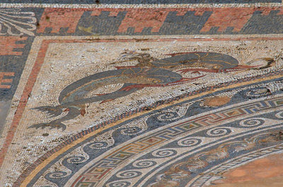 Dolphin mosaic from House of Dionysos - detail .jpg