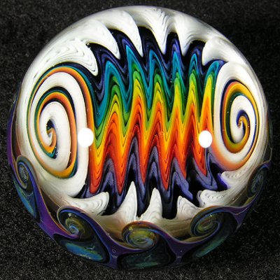 This is an unbelievable marble.  The colors are astounding!