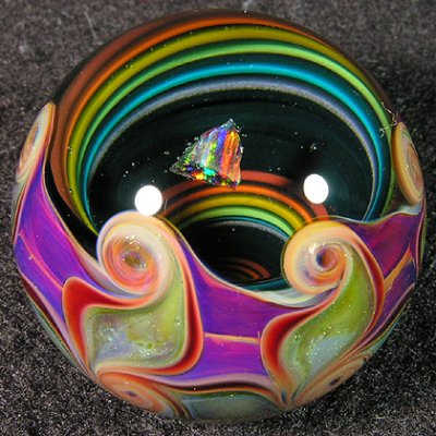Perfectly executed rainbow into the depths.
