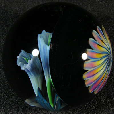 John has only made 4 of these Kabuki marbles, so it's exceptionally rare, along with the backside.