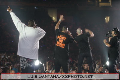 Pitbull, Rick Ross and DJ Khaled in Tampa
