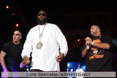 Pitbull, Rick Ross and DJ Khaled in Tampa