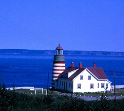 Labec Maine lighthouse July 1963