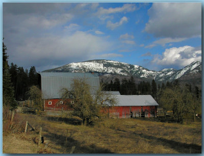 Pend Oreille Red Barn