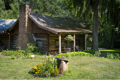 1840's log cabin