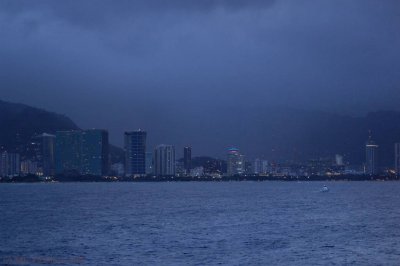 Honolulu's Dawn Rain