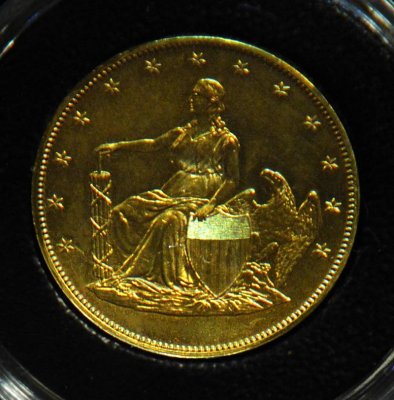 1859 $20 Seated Liberty Pattern