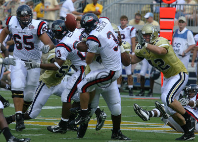 Samford QB Adcock is sacked