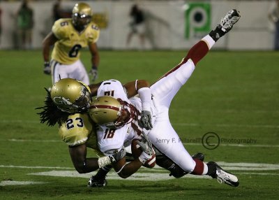 Tech S Djay Jones take down of Eagles WR Rich Gunnell