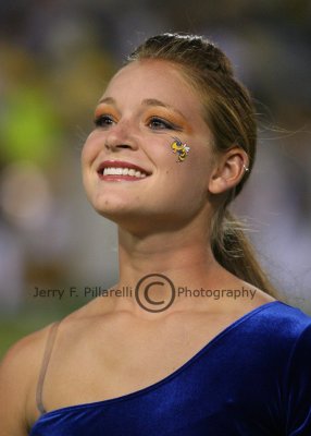 Yellow Jacket Flag Girl