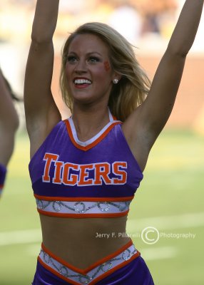 Clemson Tiger Cheerleader