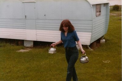 Allhallows, Kent (early caravan vacation) May 1981