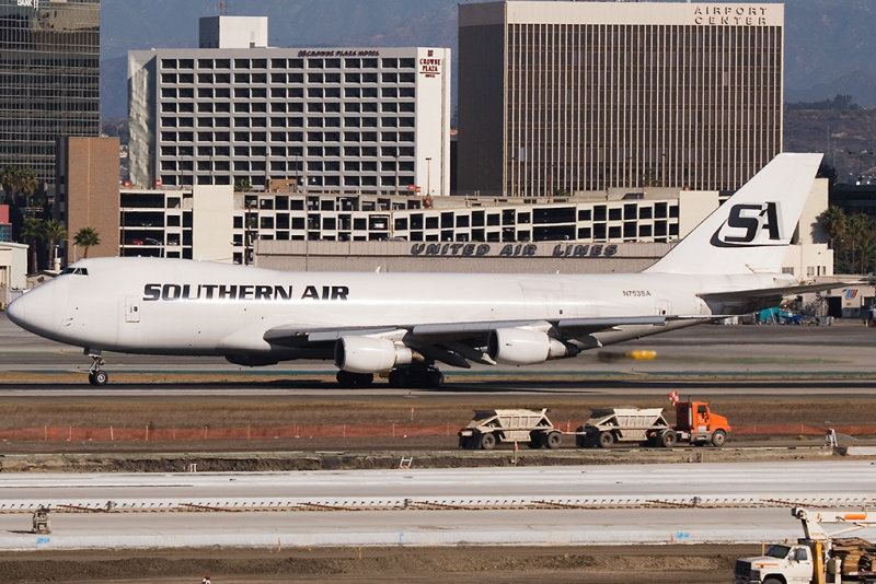 Southern Air Cargo Taking Off RWY 25R