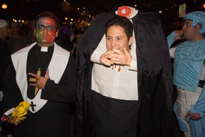 Dark Priest And Cut-Off Head-Guy