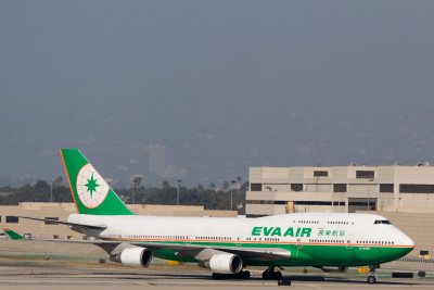 Eva Air 747-400 - Taxiing To Parking