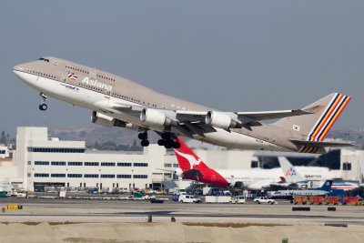 Asiana 747-400 - Take Off 25R LAX