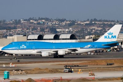 KLM 747-400 - Just Landed 25R LAX