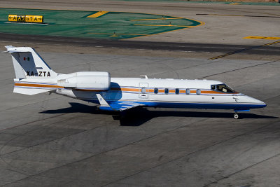 Mexican Lear Jet 60 Leaving Landmark Aviation