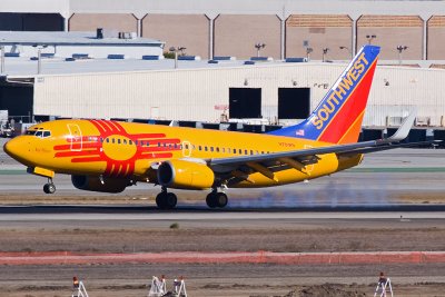 Southwest Airlines 737 With New Mexico Livery