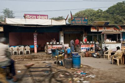 Sidewalk Cafe In Agra
