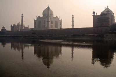 Taj Mahal In Mist