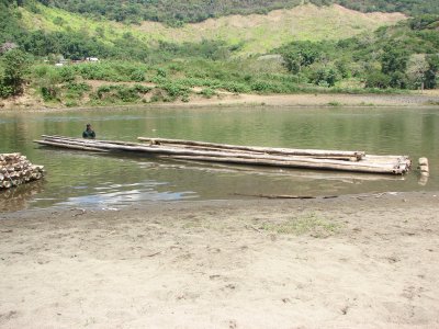 bamboo raft