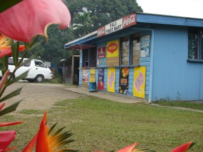 Roadside fruit market