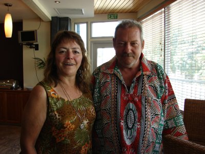Dol and Pat.  Pats' brother-in-law is the Mayor of Suva.