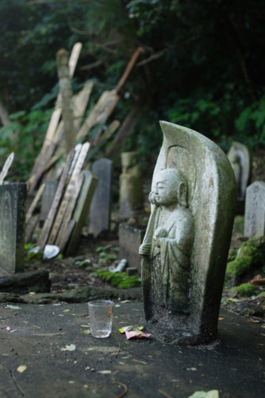 Memorials at Base of Suicide Cliffs