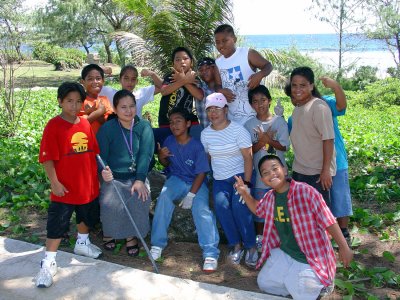 Kagman Elementary School Beach Cleanup Day